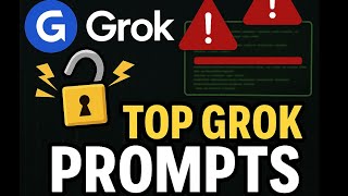 Top 3 Grok AI Prompts You NEVER Knew Existed 🤯 | Feels Illegal to Know!(2025) #ai #youtube
