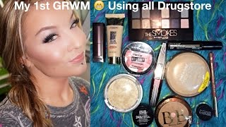 My 1st GRWM : All Drugstore Makeup : Maybelline The Smokes Palette