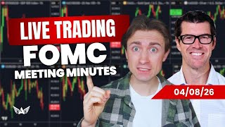 LIVE Trading FOMC Meeting Minutes Gold, Nasdaq, Forex | A1 Trading Show