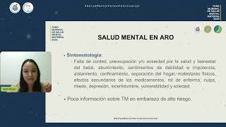 Embarazo de Alto Riesgo obstétrico, retos en la salud mental | Foro Mundial de Salud Mental Materna