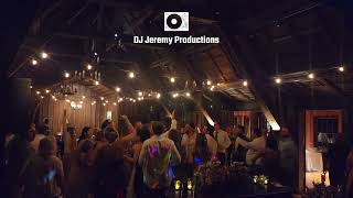Outdoor Art Club Wedding | String Lights | DJ Jeremy Productions