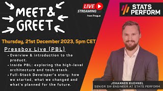 Meet & Greet: Opta Live with Johannes Kuehnel