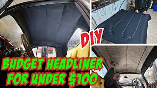 DIY Headliner on the cheap for our 1948 Mercury Pickup!