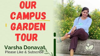 Hmare campus ke garden ka tour Indore m.p # The cleanest city of India #garden#plants#viral#trending