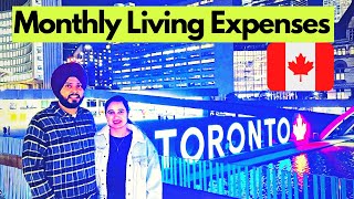 How Much MONEY We Spend in a MONTH, living in Toronto, Canada| Monthly Living Expenses in Toronto