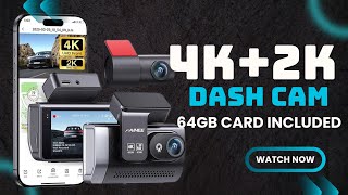 4K + 2K Dash Cam Review | GPS, Night Vision, Parking Mode