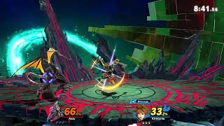 Fighting over a penny on the ground || Smash Bros Ultimate