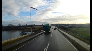 Dashcam 🚛 ASMR 🇩🇰 POV Truck Driving Volvo FH500 - Odense to Rudkøbing!