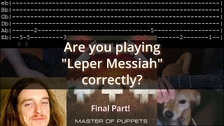 Riffs you might be playing Incorrectly! - Leper Messiah (Metallica) - FINAL Part