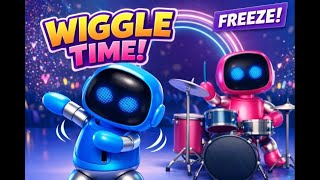 BEEP BOOP WIGGLE! 🤖🕺🎵 — Wiggle Robot Chant is a high-energy, kid-friendly electro dance-pop