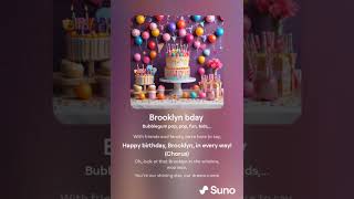 Brooklyn bday