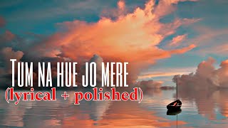 Tum na hue jo mere (Lyrical + Polished) (Refined) | Latest Hindi Songs 2025