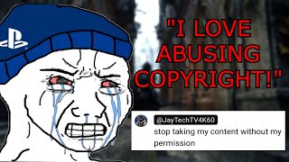 Playstation manchild, JayTechTV ABUSES COPYRIGHT to silence criticism