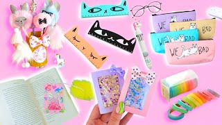DIY SUPER EASY SCHOOL SUPPLIES IDEAS YOU SHOULD TRY by GIRL CRAFTS - BACK TO SCHOOL HACKS