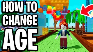 How To CHANGE AGE on ROBLOX (After Chat Verification Update) - Full Guide