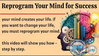 Reprogram Your Mind For Success || Learn English Through Motivation 🔥 || Graded Reader ✅️