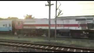 WDAP5 71000 Dual Mode Loco High Speed Oscillation Trial @150kmph beteen Kota - Nagda