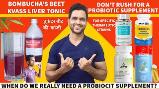 Best fermented natural Probiotic drink for gut health | Bombucha's Beet Kvass Liver Tonic Review