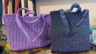 Crochet Tote Bag Friendly Tutorial by Angel’s Crochet #crochet #totebag  #tutorial orial