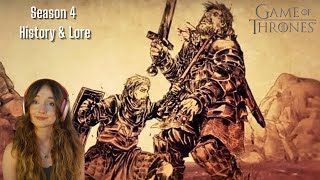 GAME OF THRONES History and Lore REACTION (Season 4) | First Time Watching!
