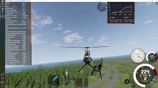 Retreating Blade Stall & Exceeding VNE - Helicopter Simulation「BeamNG.Fly」