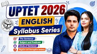 UPTET 2026 Syllabus Series ENGLISH by Sachin Academy live 12pm | Nidhi Ma'am | UPTET ENGLISH