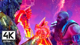 God of War 5 Ragnarok | Kratos Triggers Ragnarok Scene PS5 (Destruction of Asgard) 4K ULTRA HD