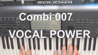 Korg Kronos - combis A T O M S - VOCAL POWER