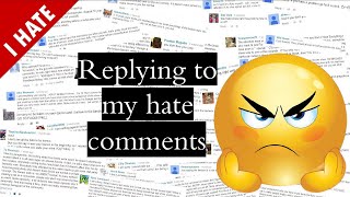 Replying to my #hate comments