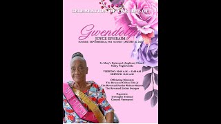 Celebration Of The Life of "GWENDOLYN JOYCE EPHRAIM"