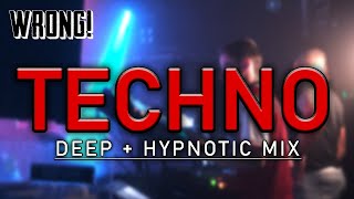 Deep + Hypnotic Techno Mix: Harknee b2b DS LIVE @ WRONG! London 28/06/24