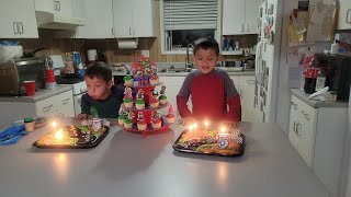 Twins Celebrating 5th Birthday + Christmas
