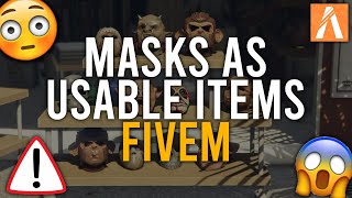 MASKS AS USABLE ITEMS IN FIVEM | PROJECT ROGUE | https://discord.gg/projectrogue