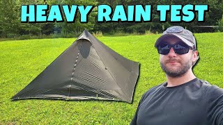 Thous Winds Capricorn 2 Person Trekking Pole Tent Multi-Day Heavy Rain Test