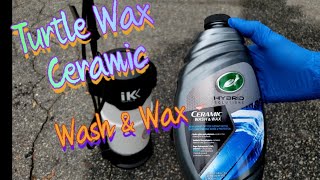 Turtle Wax Hybrid Solutions Ceramic Wash And Wax W/ The  IK Foam Pro 12 | Auto Detailing |