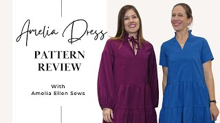 The Amelia Dress Pattern Review