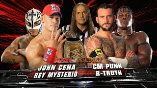 John Cena & Rey Mysterio vs CM Punk & R-Truth: Raw, May. 23, 2011