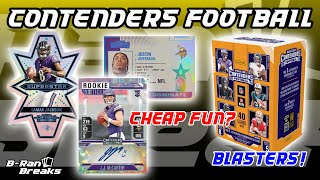 DO THESE CONTEND? 🚨 2024 Panini Contenders Football Blasters! $25 a Box! Cheap fun for everyone!