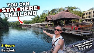 From BANGKOK To Paradise In 2 Hours | Kanchanaburi Trip & A Night on River Kwai #livelovethailand