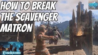 How to Break and Solo the Scavenger Matron Boss - How to Get the Scavenger Matron Head in Enshrouded