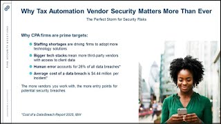 Accounting Webcast: TRUST BUT VERIFY: 5 Essential Security Questions for Tax Automation Vendors