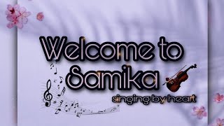 Introductory video ✨❤️ (Samika's singing introduction part)🎶
