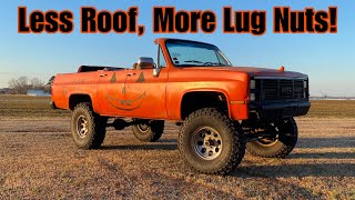 4 Door Blazer Squarebody Gets Axle Upgrade