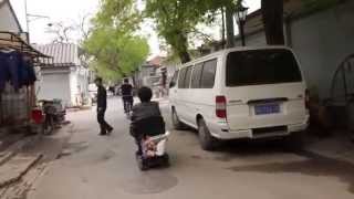 Bicycling through the Beijing Hutongs