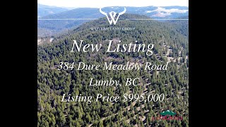 Serene 134-Acre Rural Getaway Located Between Vernon and Lumby, BC
