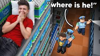 How Long Could You Secretly Live In A ROBLOX Grocery Store?