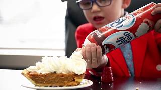 Realtorboy shows you how to eat pumpkin pie