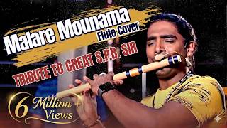 Malare Mounama | Tribute To Great S.P.B.Sir | Rajesh Cherthala | Flute Cover