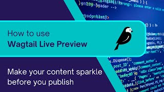 How to use Wagtail Live Preview