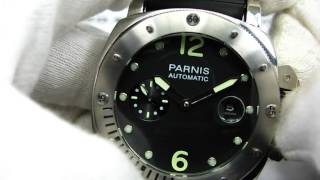 PARNIS AUTOMATIC SUBMERSIBLE STAINLESS STEEL CASE
